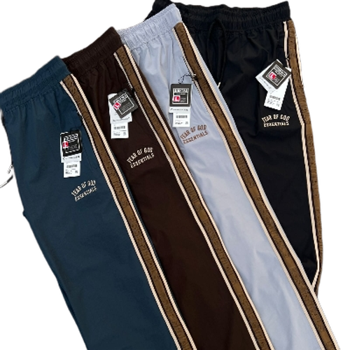 Comfortable Mens Lower - Cotton, Sizes S-M-L, Grey Blue | Anti UV, Anti Wrinkle, Breathable, Quick Dry