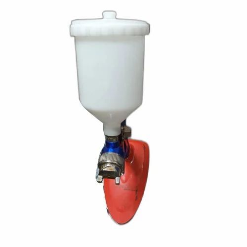 Hvlp Pressure Feed Spray Gun - Plastic, Standard Size, White | Strong, Portable, Durable, 1 Year Warranty
