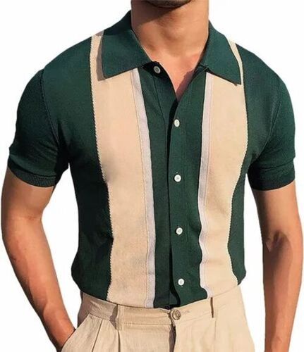 Modern Designer Party Wear Men Shirt - Cotton, Multi Color, Half Sleeve | Breathable, Anti UV, Quick Dry, Comfortable Fit