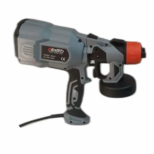 Painter Paint Spray Gun - Plastic Standard Size Gray | Strong Portable Industrial Use 1 Year Warranty