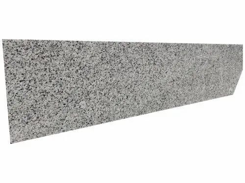 Rectangular Grey Granite Slab - 18 mm Thickness, Polished Surface | Flooring, Water Absorption No