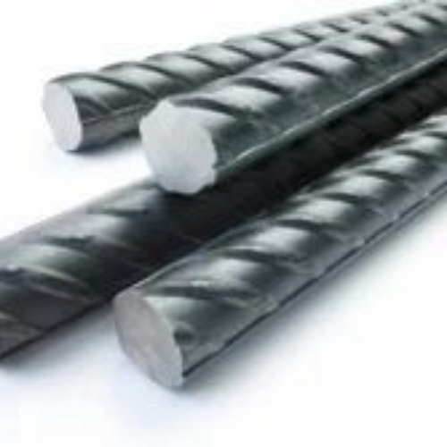 TMT Bars - Mild Steel, 6 Meter, Metallic Grey, Hot Rolled | Earthquake-Resistant, Rust-Proof, Fire-Resistant, Weldable, High Ductility