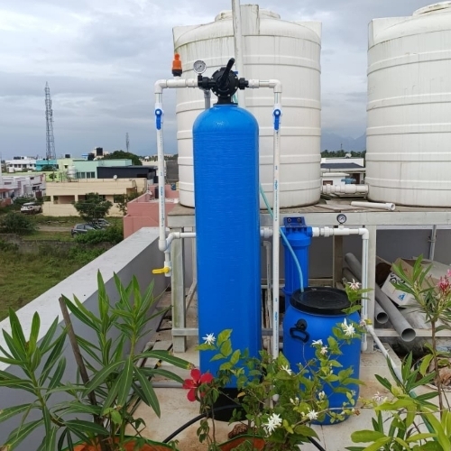 Water softening plant