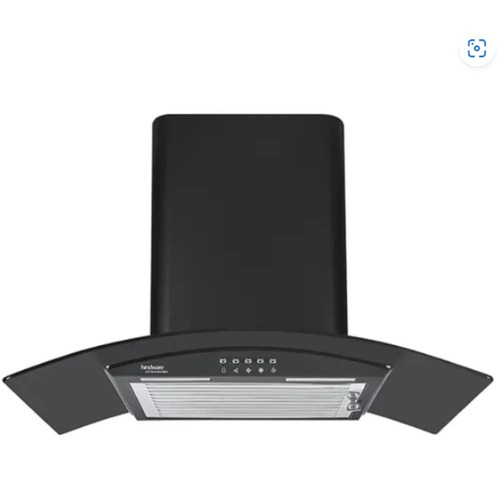 Baffle Livia Black Modular Kitchen Chimney