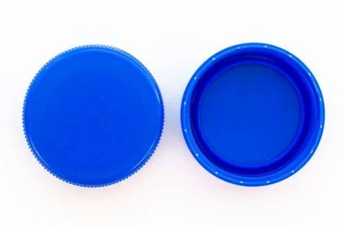Blue Round Plastic Bottle Cap