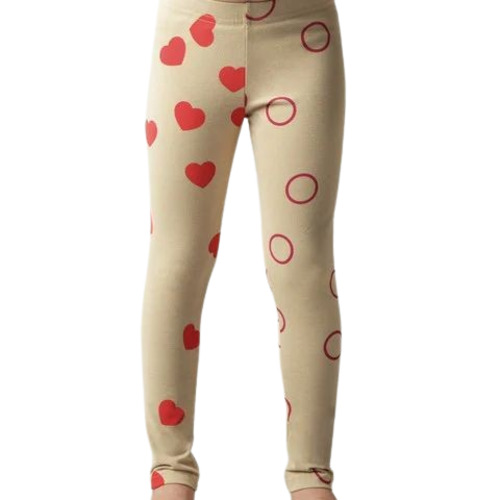 Girls Stylish Legging - Cotton, Full Sleeves, Printed | Breathable, Anti UV, Quick Dry, Comfortable Fit