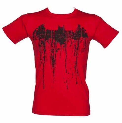 Men Red Color Round Neck T-Shirt