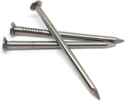 Mild Steel Nail - Steel, Standard Size, Silver | Corrosion Resistant, Long Lasting, Rust Proof, Eco Friendly