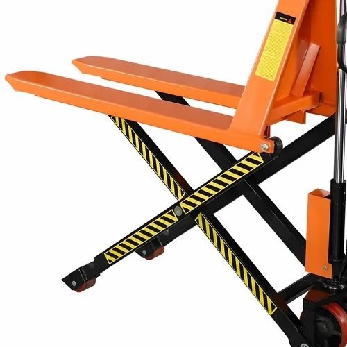 Scissor Lift Pallet Truck - 2.5m x 1.5m Yellow, 10 Ton Load, 4.5m Hydraulic Lift, Durable Strong