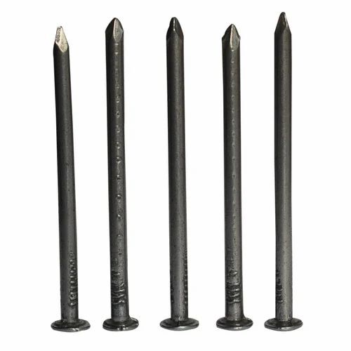 Silver Steel Nails - Steel, Standard Size, Silver | Corrosion Resistant, Round Head, A Grade, Eco Friendly, Long Lasting
