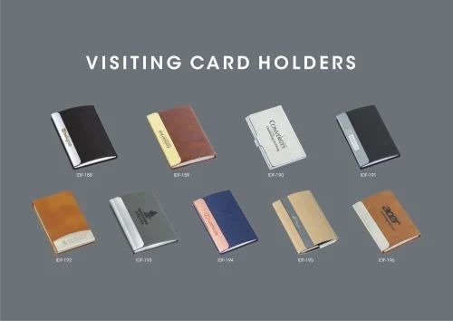 Visiting Card Holder - Durable Multi Color, Square, Standard Size