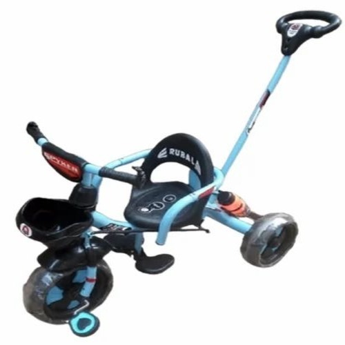 3 Wheel Kids Tricycle - Stainless Steel, Plastic Rim | Polished Finish, Perfect Shape, Ages 2 to 5