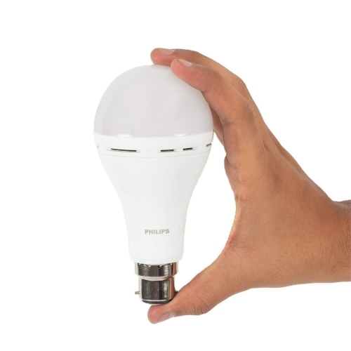 9W Philips LED Inverter Bulb - Polycarbonate White B22 Base IP44 110-240V | Energy Saving Flicker Free 4-Hour Backup