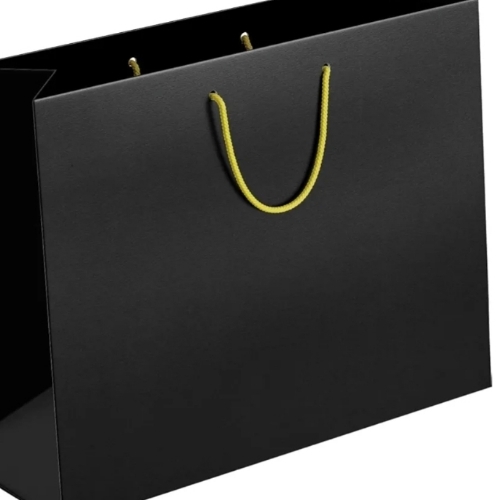 Black Paper Bag