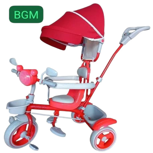 Children Tricycle - Plastic Material, Multicolor | Easy To Assemble, Hard Structure, Age 3-6 Years