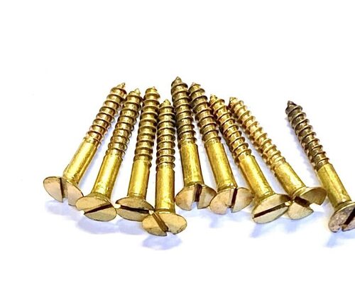 Chip Board Screws - Golden Standard Size Polished Finish | Corrosion Protection Durable Long Lasting