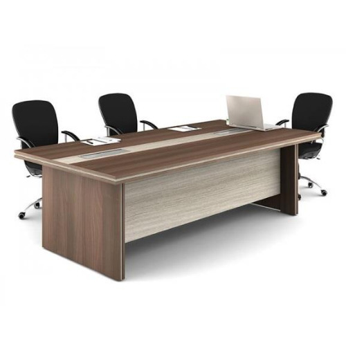 Conference Office Table - Wood, Standard Size, Brown | Durable, Eco-Friendly, Termite Free