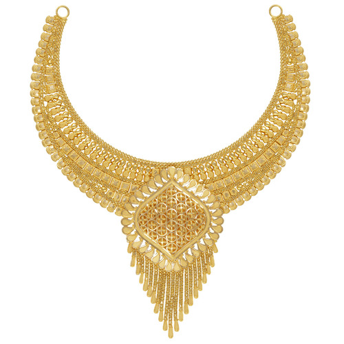 Gold Necklace Set - Gold Gold Color Bridal Jewelry Sets | Elegant Design Lightweight Shiny Surface Durable Material Comfortable Fit Intricate Detailing Hypoallergenic Quality