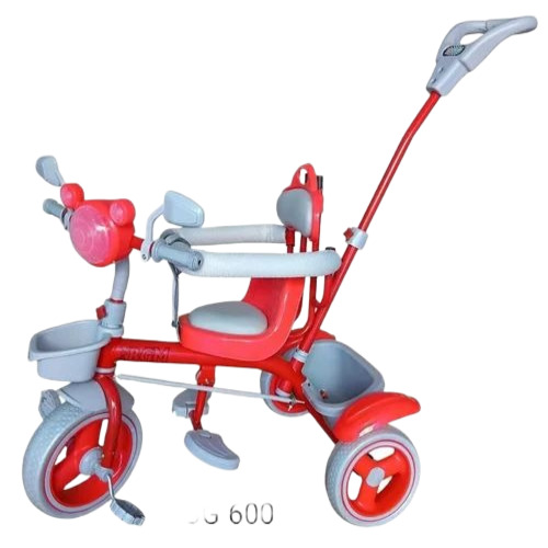 Iron Children Tricycle - Plastic Material, Multicolor | Easy To Assemble, Hard Structure, Age 3-6 Years