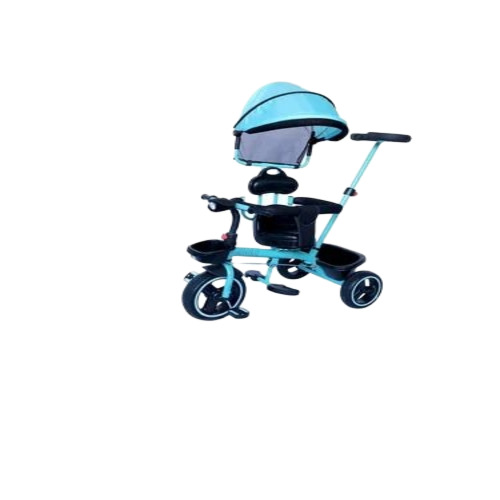 Kids Printed Plastic Tricycle - Plastic, Standard Size | Easy To Assemble, Hard Structure, For Ages 3-6 Years