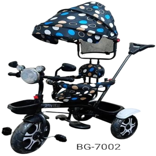 Kids Printed Tricycle - Plastic, Standard Size | Easy To Assemble, Hard Structure, For Ages 3-6 Years