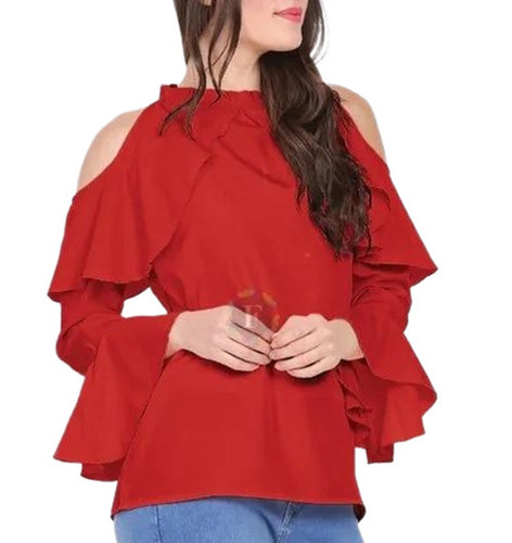 Ladies Tops - Color: Red