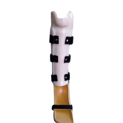 Ptb Brace With Foot Plate - Color: Beige