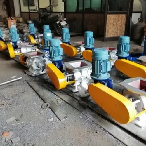 Round square industrial rotary airlock valve size