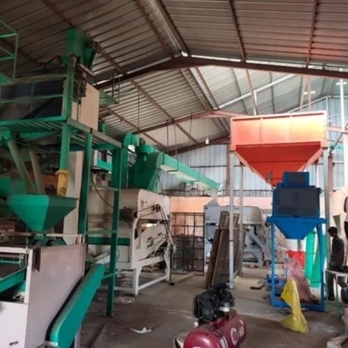 Seed Cleaning Processing Unit - Mild Steel 5 TPH Automatic HMI Control | Multi-Stage Cleaning Adjustable Sieves Energy Efficient