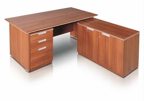 Wooden Conference Table - Wood, Standard Size, Brown | Durable, Eco-Friendly, Termite Free