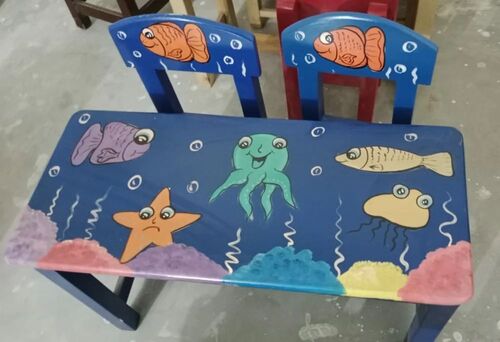 2 Seater Kids School Chair Table Set