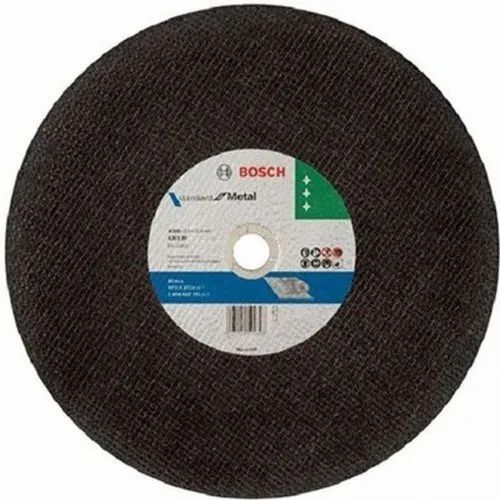 Bosch Cutting Wheel - 14 Inch Black Round, Solid Hardness | Durable Fine Finished Finishing Tool