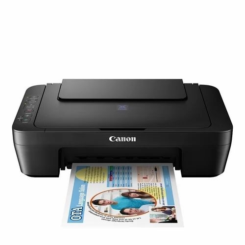 Canon Pixma E470 - Plastic Body A4 Size USB Wireless | Print Scan Copy Borderless Photos Eco Ink