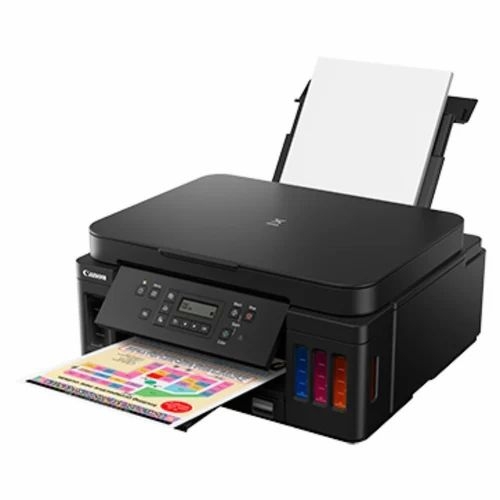 Canon PIXMA G6070 Ink Tank Printer - Plastic Body, USB, 110-240V | High-Yield Ink Tanks, Auto Duplex, Wi-Fi, 35-Sheet ADF, Mobile App Support