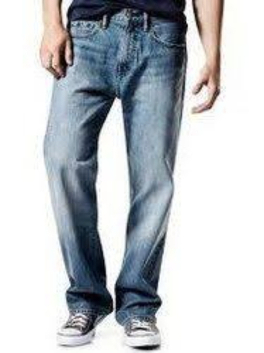Denim Jeans - Men's Regular Fit Denim, Sizes S-XXXL, Blue, Washed | Breathable, Anti-Wrinkle, Quick Dry, Zipper Fly, Buttoned Closure