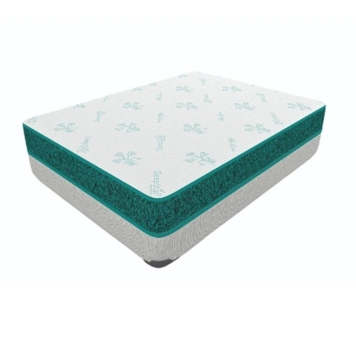 Double Spring Mattress - Dual Spring System 54x75 Inches White Medium-Firm Support | Breathable Hypoallergenic Cover Even Weight Distribution Quiet Springs