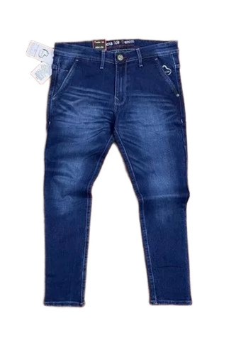 Jeans Pants - Denim, Waist 28-42, Blue, Regular Fit, Breathable, Anti Wrinkle, Quick Dry