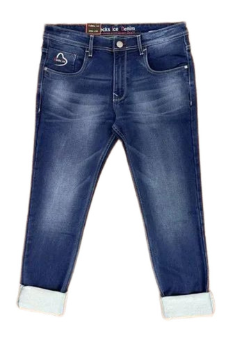 Men Denim Jeans - Denim, Waist Size 28-42, Blue, Regular Fit, Breathable, Anti Wrinkle, Quick Dry, Washable