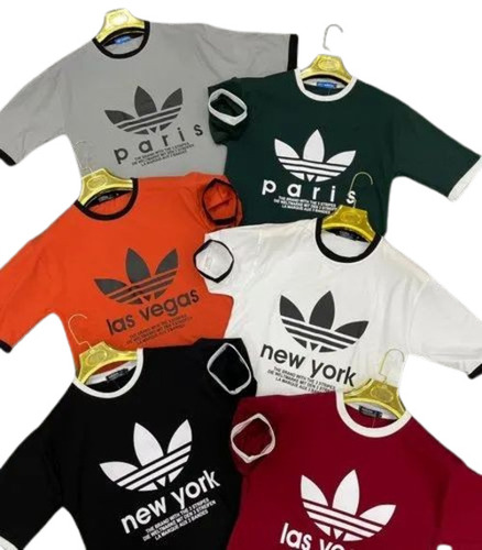 Men Fancy Printed T Shirts - Cotton, Multi Color, Regular Fit, Half Sleeves | Lightweight, Breathable, Quick Dry, Comfortable Fit