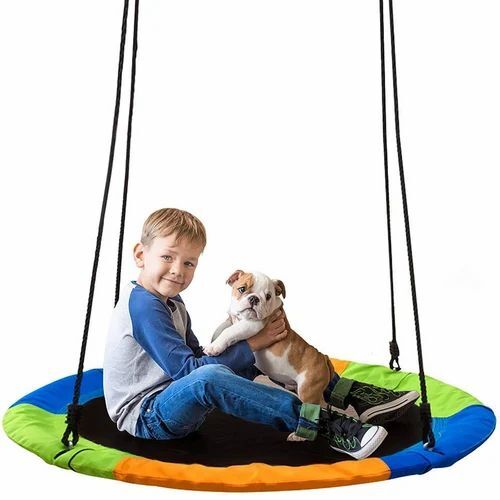 Multicolor Swing - Steel, Standard Size | Stylist, Durable, Manual Power Source