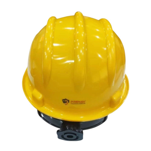 Ratchet Yellow Safety Helmet