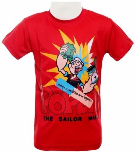 Red Color Boys T-Shirt
