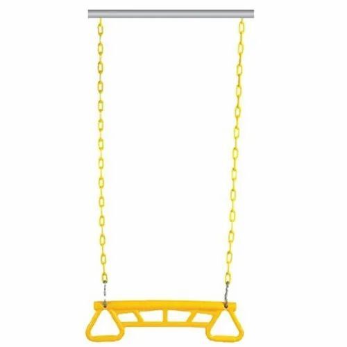 Reznor Trapeze Playground Swing - Steel, Standard, Yellow | Stylist, Durable, Manual Power