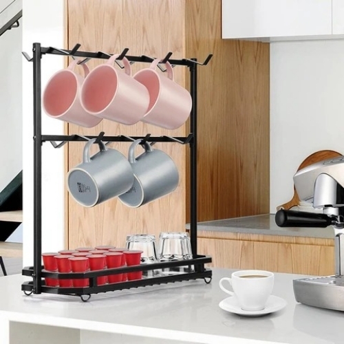 Steel Mug Stand Rack
