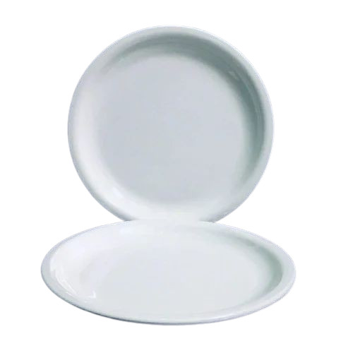 11 Inch White Melamine Dinner Plate Set