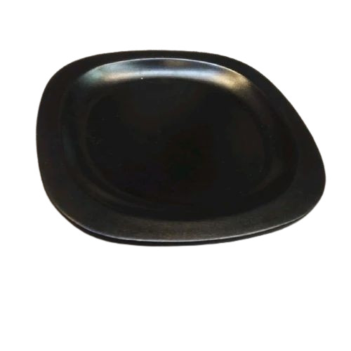 6inch Black Square Melamine Dinner Plate