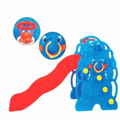 Baby Appu Slide - Standard Size, Blue & Red | Stylist, Durable, Manual Operation