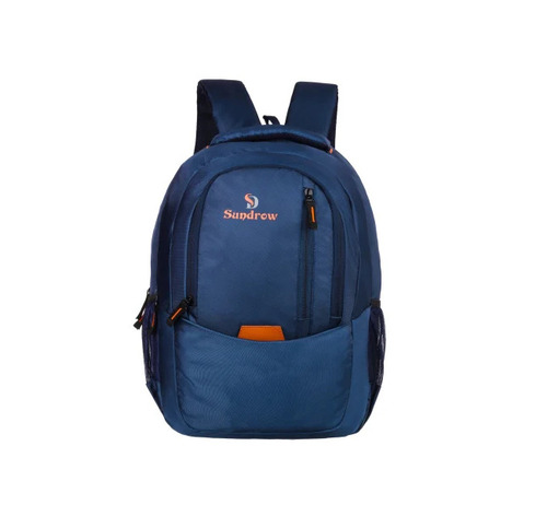 Blue Polyester Laptop Bag