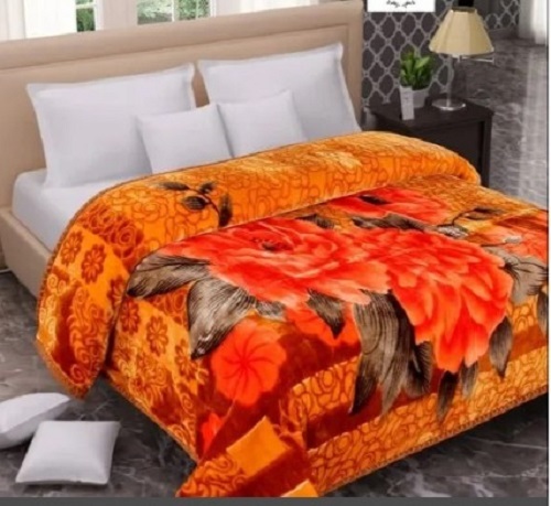 Flower Printed Super Soft Blankets