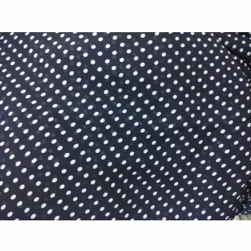 Polka Dot Georgette Fabric